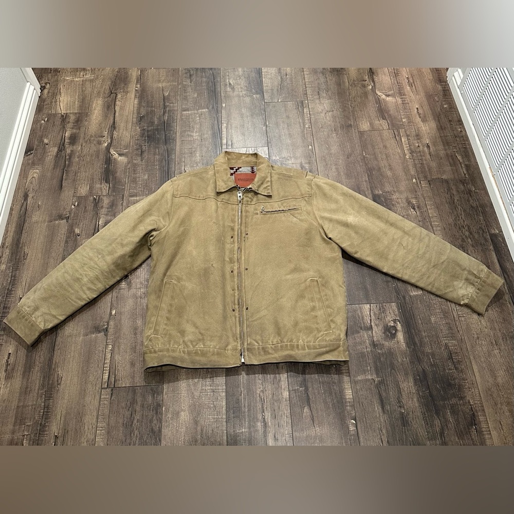 FreeNote Cloth Tobacco Waxed Canvas Lined Jacket